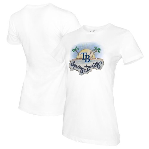 Tampa Bay Rays Tiny Turnip Women's 2022 Spring Training T-Shirt - White