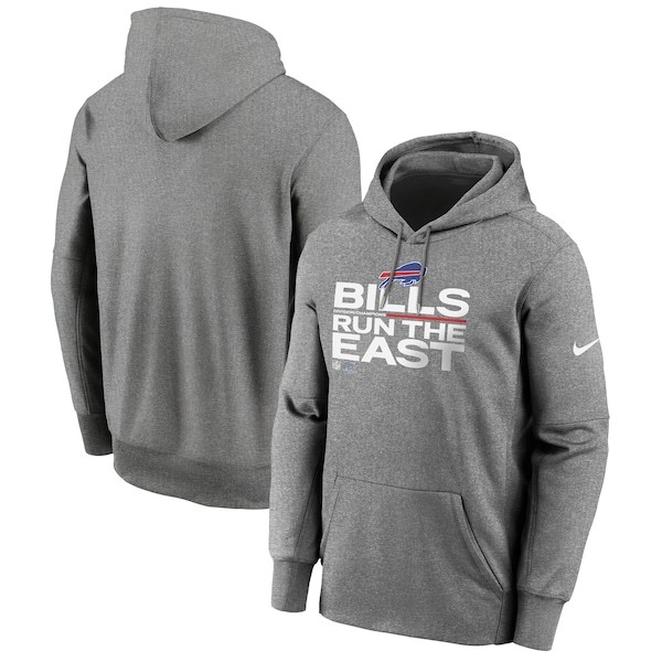 Buffalo Bills Nike 2021 AFC East Division Champions Trophy Collection Pullover Hoodie - Heathered Gray
