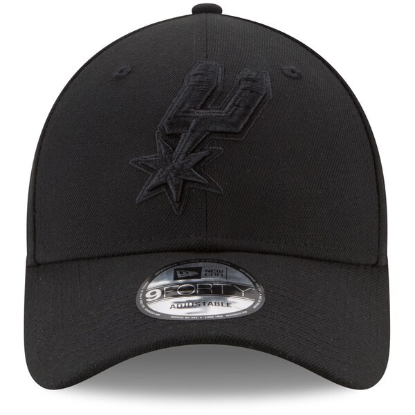 San Antonio Spurs New Era 9FORTY Adjustable Hat - Black