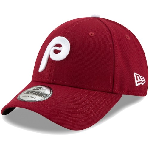 Philadelphia Phillies New Era Alternate 2 The League 9FORTY Adjustable Hat - Maroon