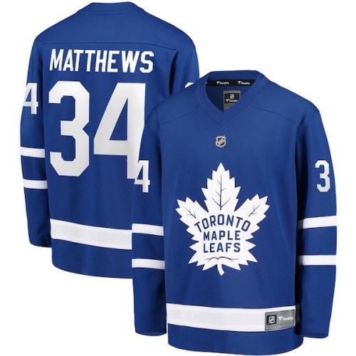 Auston Matthews Toronto Maple Leafs Youth Premier Home Replica Player Jersey - Blue