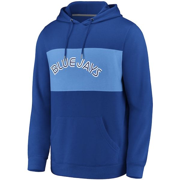 Toronto Blue Jays Fanatics Branded True Classics Faux Cashmere Pullover Hoodie - Royal