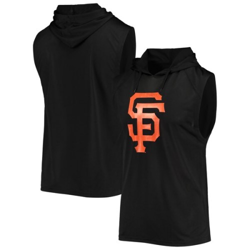 San Francisco Giants Stitches Sleeveless Pullover Hoodie - Black