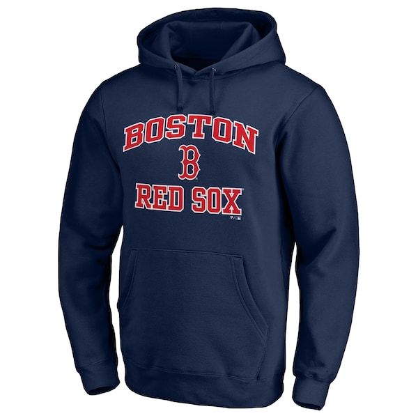 Boston Red Sox Fanatics Branded Heart & Soul Pullover Hoodie - Navy