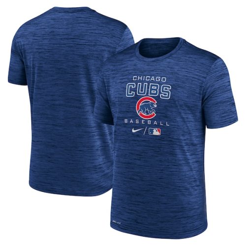 Chicago Cubs Nike Authentic Collection Velocity Practice Performance T-Shirt - Royal