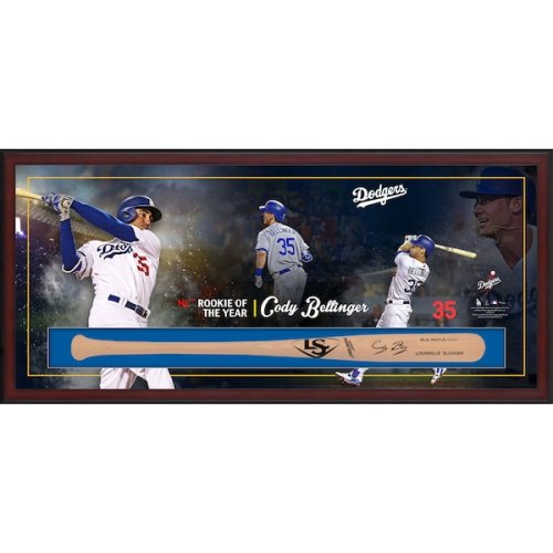 Cody Bellinger Los Angeles Dodgers Fanatics Authentic Framed Autographed Rookie of the Year Bat Collage Shadowbox