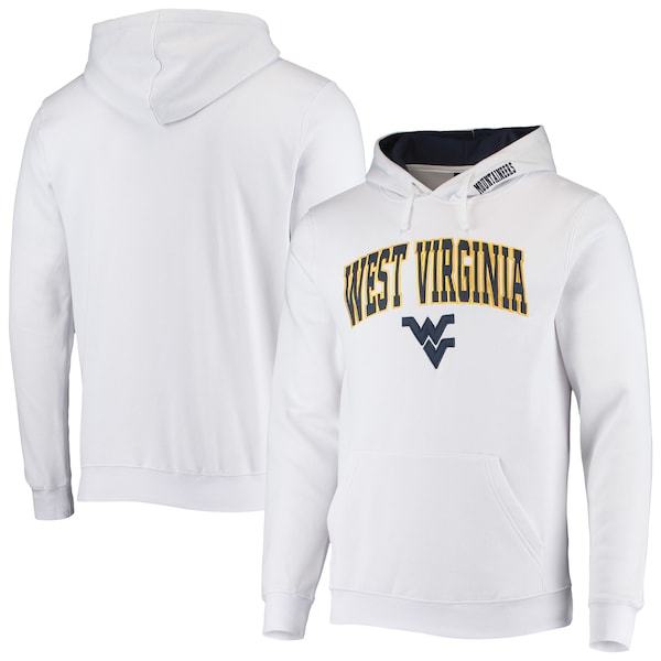West Virginia Mountaineers Colosseum Arch & Logo 3.0 Pullover Hoodie - White