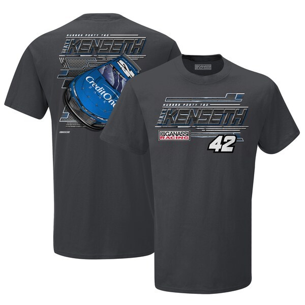 Matt Kenseth Stewart-Haas Racing Team Collection Steel Thunder T-Shirt - Charcoal