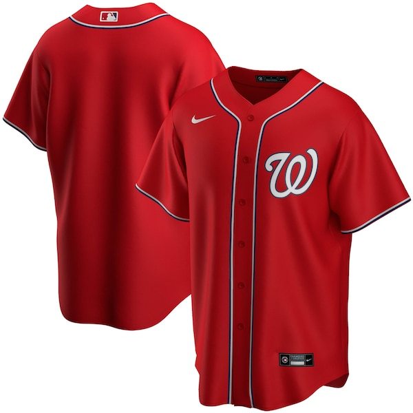 Washington Nationals Nike Alternate Replica Team Jersey - Red