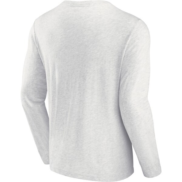 Philadelphia Phillies Fanatics Branded True Classics Game Maker Long Sleeve T-Shirt - Heathered Gray