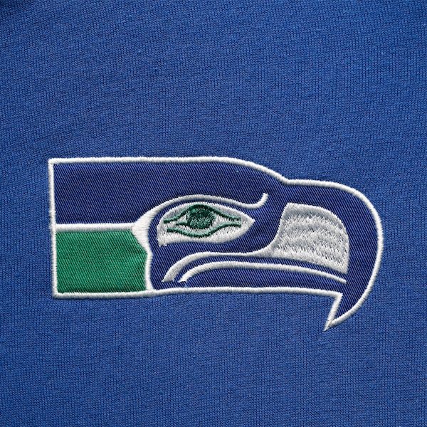Seattle Seahawks Starter Extreme Throwback Full-Zip Hoodie - Royal/Green