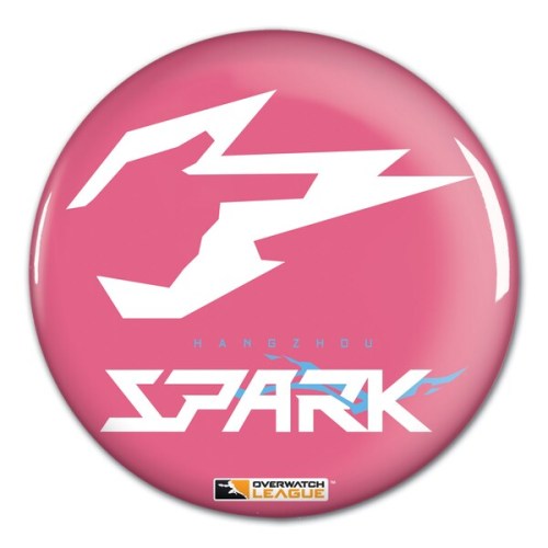 Hangzhou Spark WinCraft Team Logo 3" Button Pin