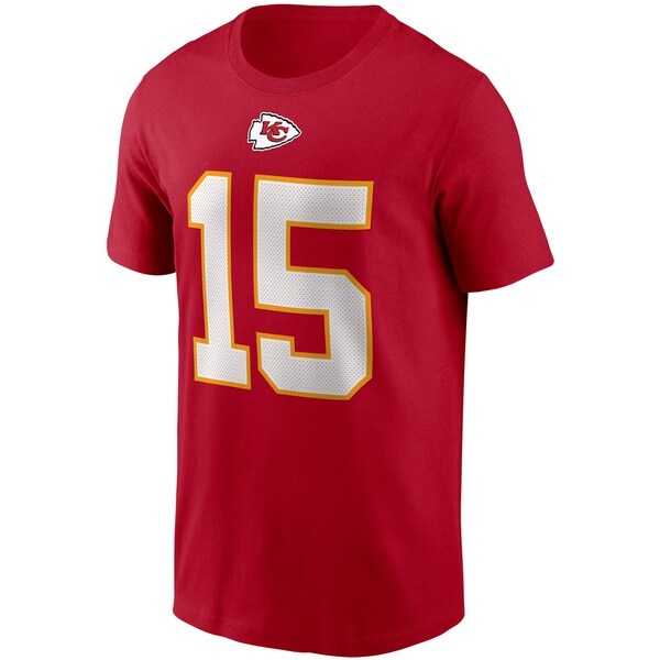 Patrick Mahomes Kansas City Chiefs Nike Name & Number T-Shirt - Red