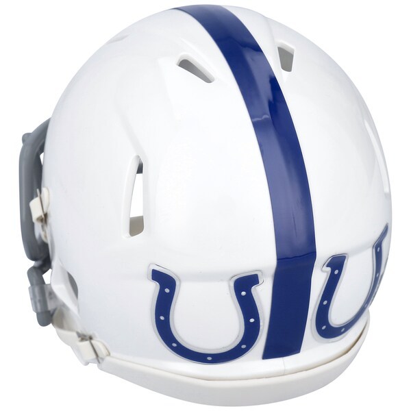 Jonathan Taylor Indianapolis Colts Fanatics Authentic Autographed Riddell 2021 Season Throwback Logo Speed Mini Helmet
