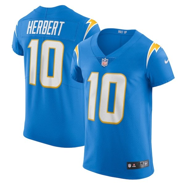 Justin Herbert Los Angeles Chargers Nike Vapor Elite Player Jersey - Powder Blue