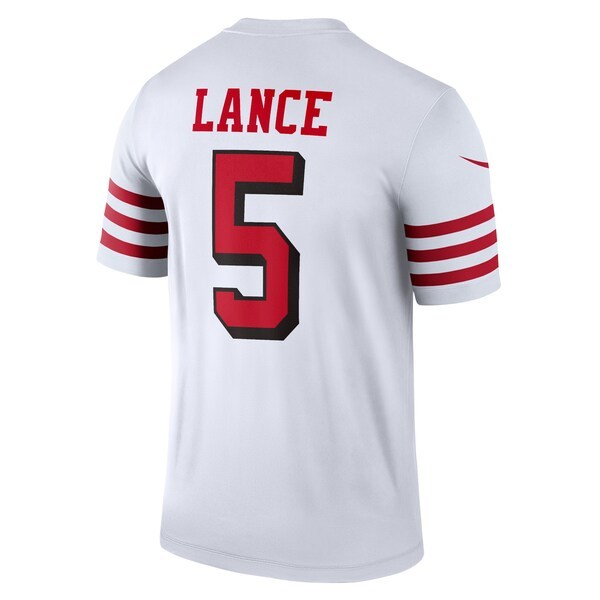Trey Lance San Francisco 49ers Nike Alternate Legend Jersey - White