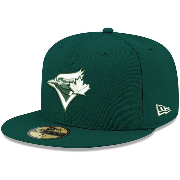 Toronto Blue Jays New Era Logo White 59FIFTY Fitted Hat - Green