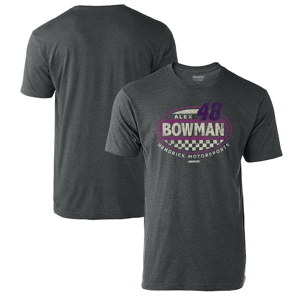 Alex Bowman Hendrick Motorsports Team Collection Vintage Rookie T-Shirt - Heathered Charcoal