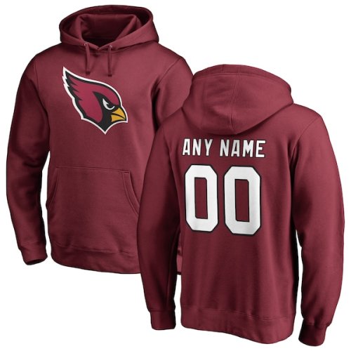 Arizona Cardinals Fanatics Branded Personalized Icon Name & Number Pullover Hoodie - Cardinal