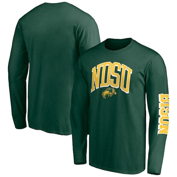 NDSU Bison Fanatics Branded Broken Rules Long Sleeve T-Shirt - Green