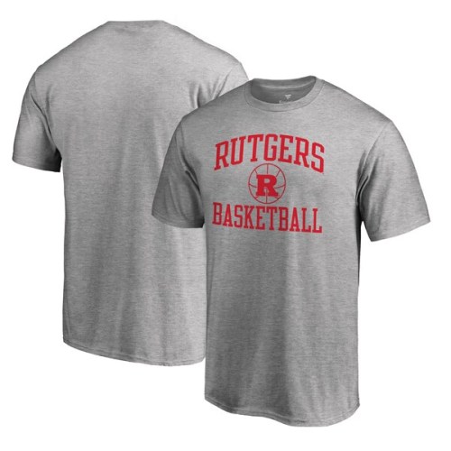 Rutgers Scarlet Knights Fanatics Branded In Bounds T-Shirt - Heathered Gray