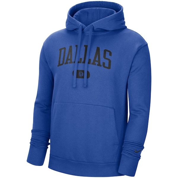 Dallas Mavericks Nike Heritage Essential Pullover Hoodie - Blue