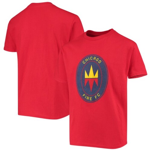 Chicago Fire Youth Primary Logo T-Shirt - Red