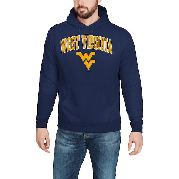 Fanatics Branded West Virginia Mountaineers Campus Pullover Hoodie - Navy