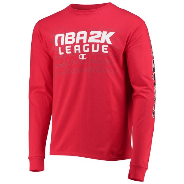 NBA 2K League Champion Long Sleeve T-Shirt - Red