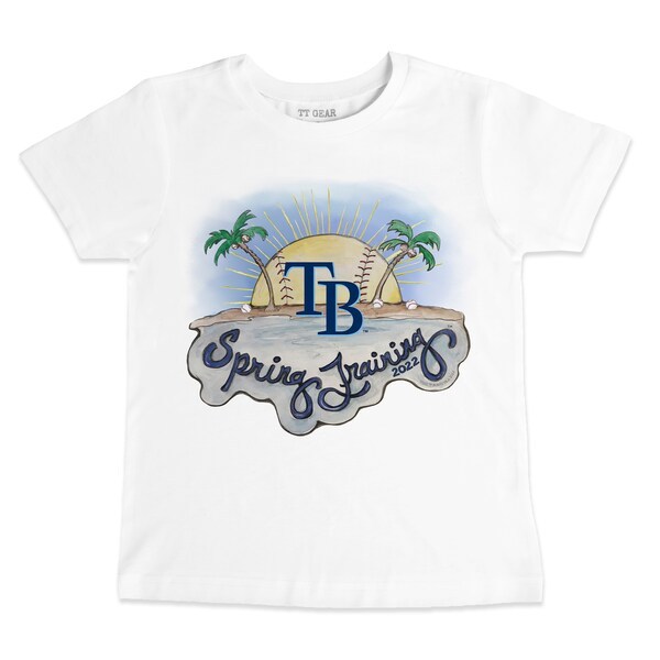 Tampa Bay Rays Tiny Turnip Infant 2022 Spring Training T-Shirt - White