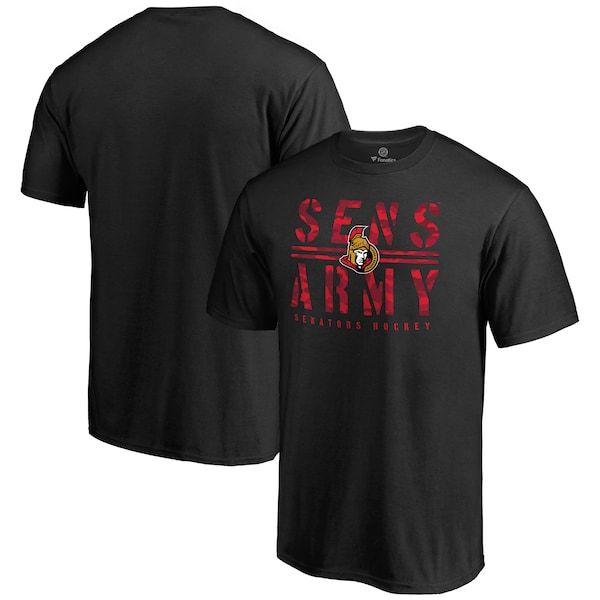 Ottawa Senators Hometown Collection Sens Army T-Shirt - Black