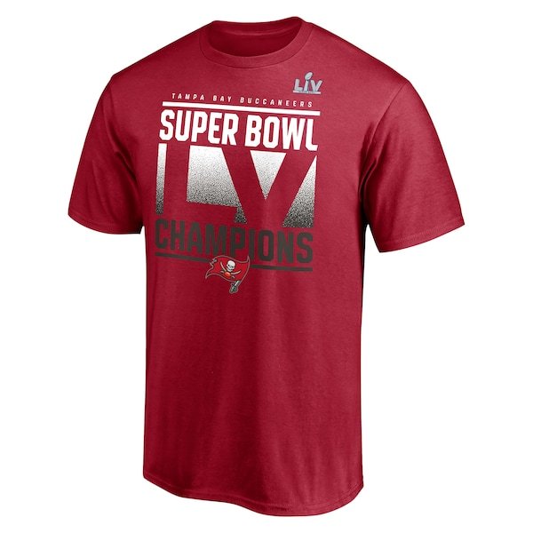 Tampa Bay Buccaneers Fanatics Branded Super Bowl LV Champions Iconic Roster T-Shirt - Red
