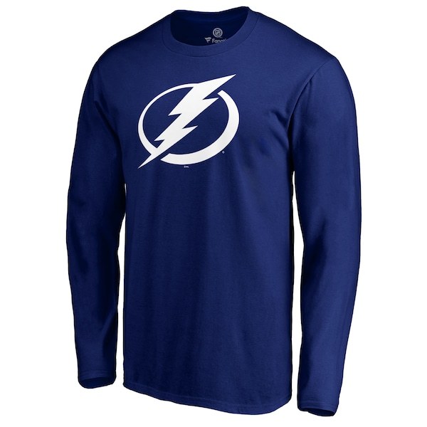 Tampa Bay Lightning Fanatics Branded Primary Team Logo Long Sleeve T-Shirt - Blue