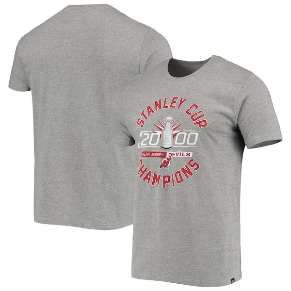New Jersey Devils '47 2000 Stanley Cup Champions T-Shirt - Heathered Gray