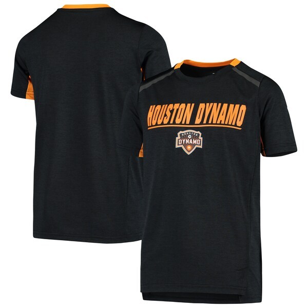 Houston Dynamo FC Youth Static Color Blocked T-Shirt - Black