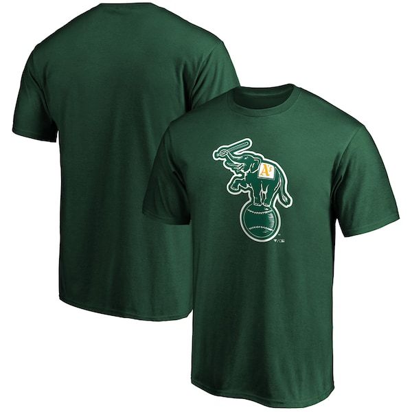 Oakland Athletics Fanatics Branded Cooperstown Collection Forbes Team T-Shirt - Green