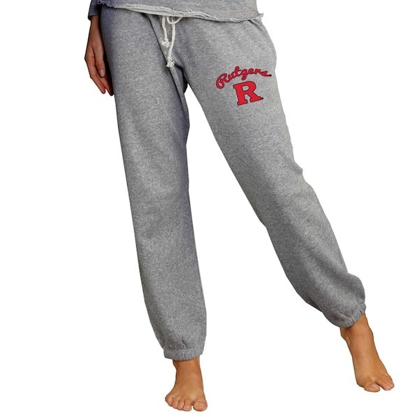 Rutgers Scarlet Knights Concepts Sport Women's Mainstream Knit Jogger Pants - Gray