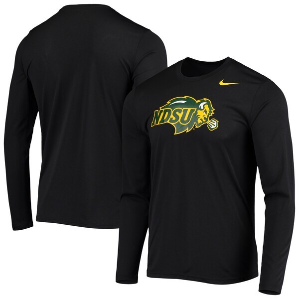 NDSU Bison Nike School Logo Legend Performance Long Sleeve T-Shirt - Black