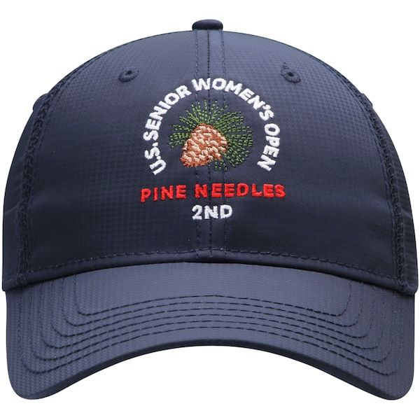 Women's 2019 U.S. Senior Women's Open Kate Lord Navy Houndstooth Tech Adjustable Hat