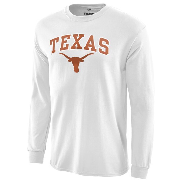 Texas Longhorns Fanatics Branded Campus Long Sleeve T-Shirt - White