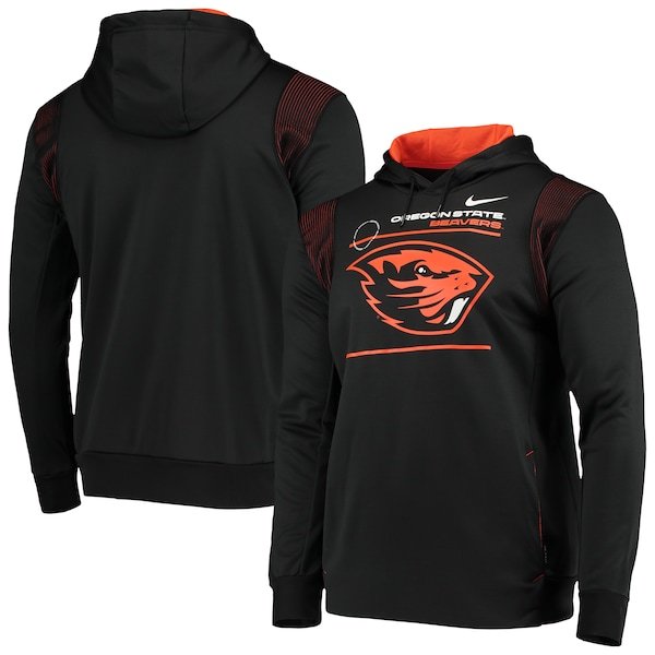 Oregon State Beavers Nike 2021 Team Sideline Performance Pullover Hoodie - Black
