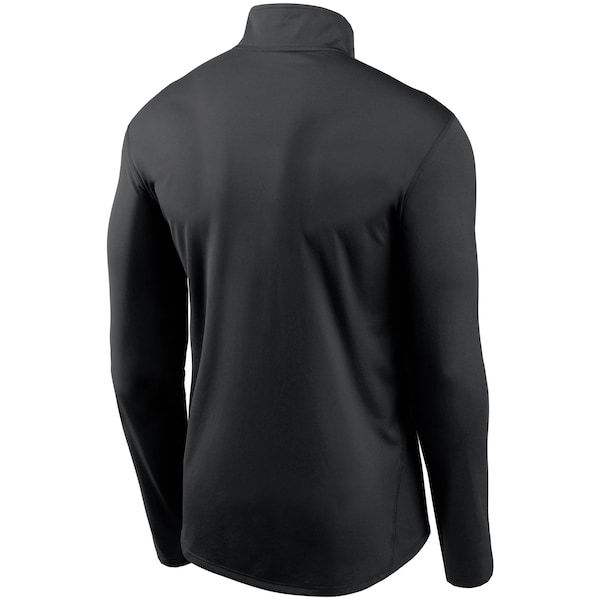 Pittsburgh Pirates Nike Team Logo Element Performance Half-Zip Pullover Jacket - Black
