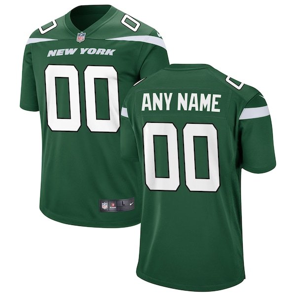 New York Jets Nike Youth Custom Game Jersey - Gotham Green