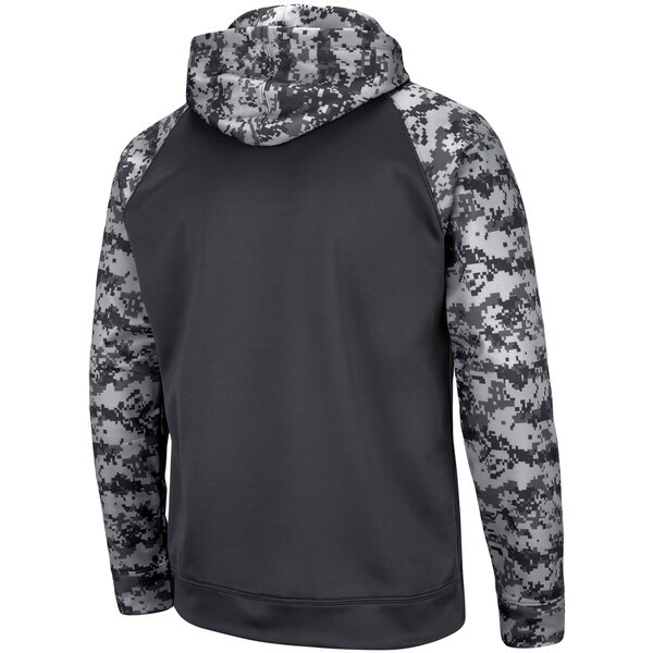 Nebraska Huskers Colosseum OHT Military Appreciation Digital Camo Pullover Hoodie - Charcoal