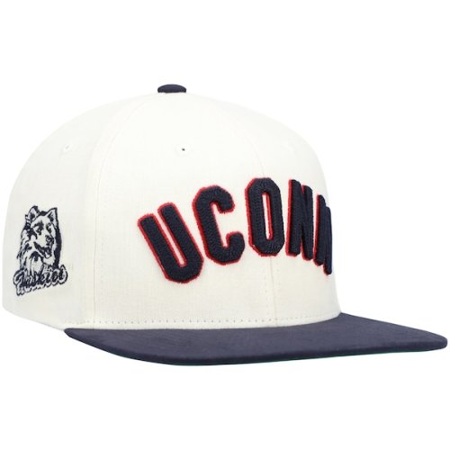 UConn Huskies Zephyr Balsam Snapback Hat - Cream/Navy
