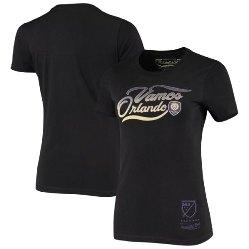 Orlando City SC Mitchell & Ness Women's Vamos Fade T-Shirt - Black