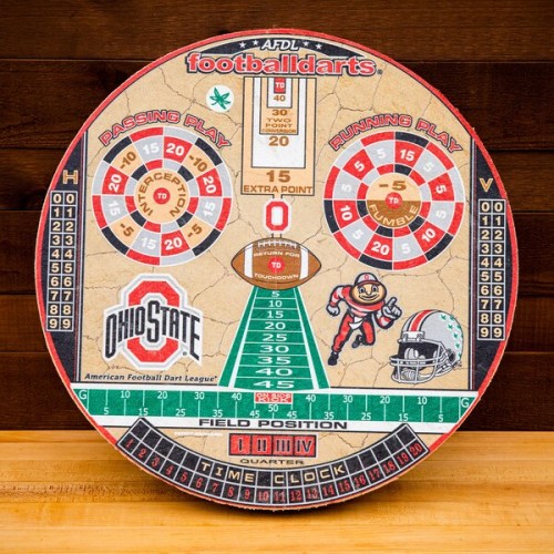 Ohio State Buckeyes Official Football Dart Board