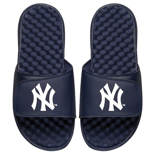 New York Yankees ISlide Personalized Alternate Logo Slide Sandals - Navy