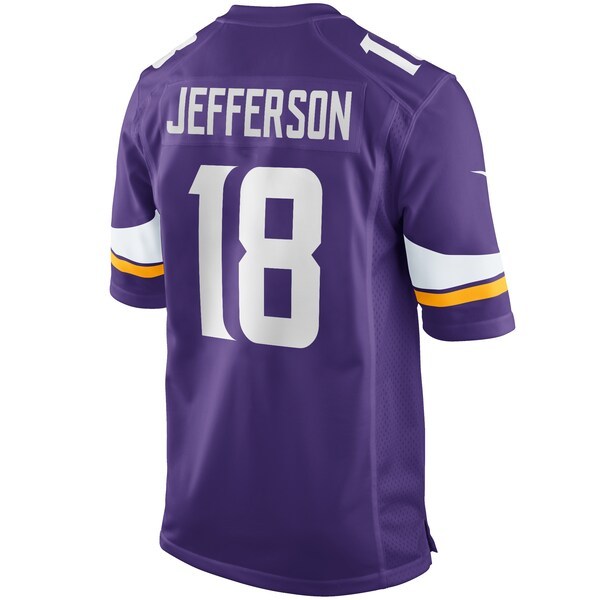 Justin Jefferson Minnesota Vikings Nike Game Jersey - Purple