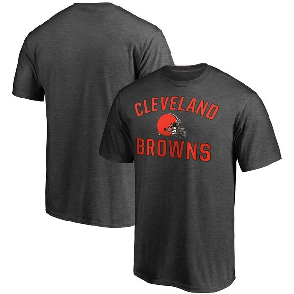 Cleveland Browns Fanatics Branded Victory Arch T-Shirt - Heathered Charcoal